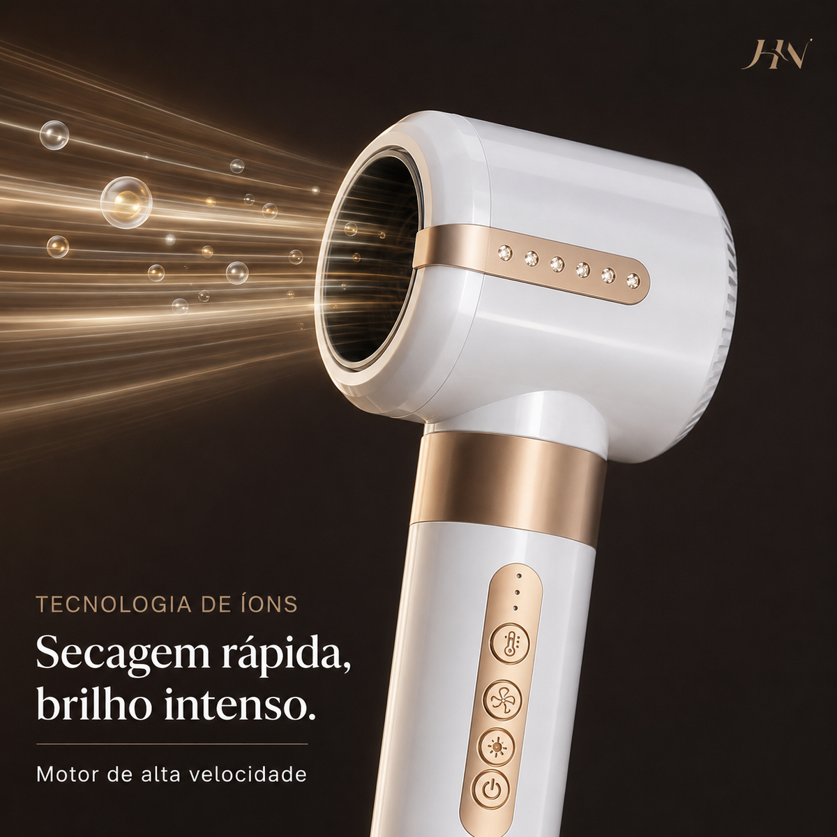 Modelador de Cabelo Profissional 7 em 1 Ionic Pro – Secador, Escova e Finalizador Multifuncional