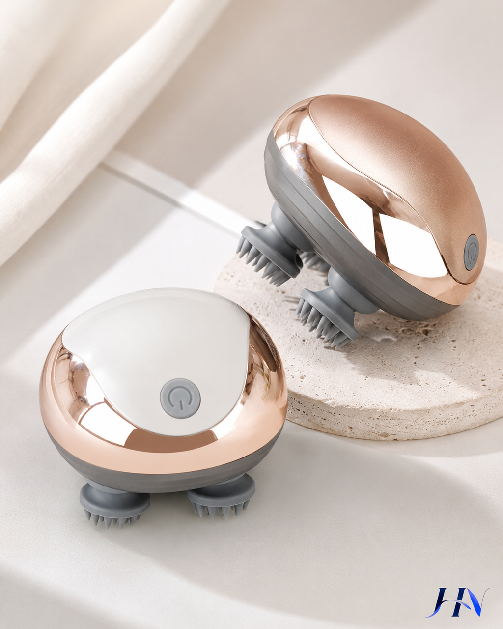 Massageador Capilar Inteligente SANPKON SpaScalp 3D – Recarregável para Couro Cabeludo, Pescoço e Corpo