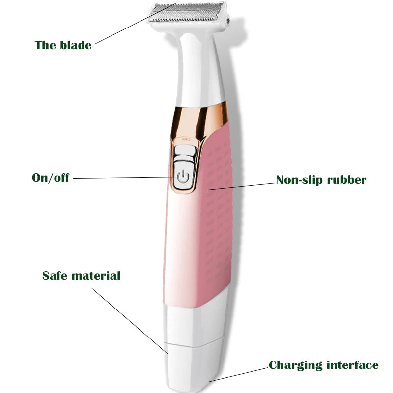 kemei rechargeable lady epilator electric shaver hair remover women depilador hair removal for women electric razor lady shaver
