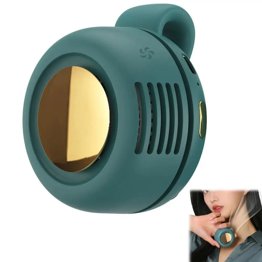 Mini Ventilador Portátil AirCool Pro Clip – Sem Hélices Expostas, Recarregável USB e 3 Velocidades