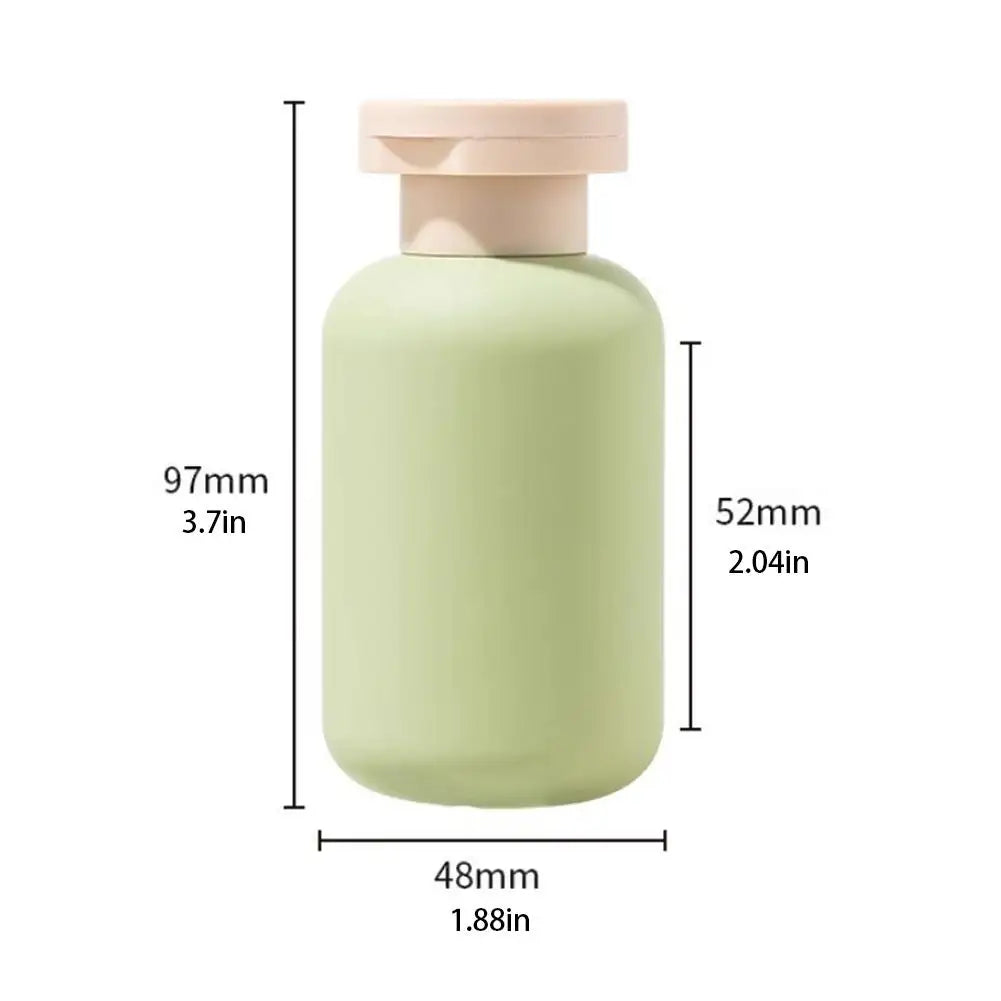 3pcs 100ML Silicone Travel Press Pump Dispenser Bottles Accessories Portable ABS  Leak-Proof Empty Container for Shampoo/Lotion