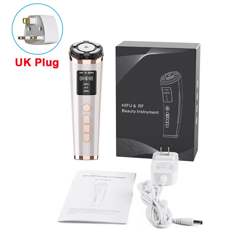 Mini HIFU Facial Peicon Lift Pro – Aparelho EMS, Microcorrente e LED para Skincare Avançado