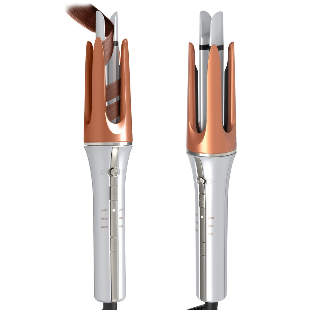 Auto Negative ions Rotating Hair Curler 3 grades Temperature Ceramic Fast Heat Hair Curler Big Wave Curling Iron Styling Tools