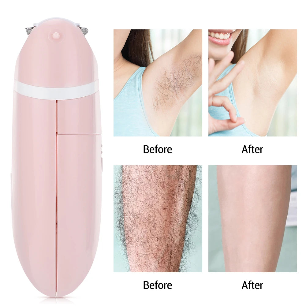 Women Electric Epilator 3 In 1 Electric Shaver Bikini Underarm Leg Face Hair Removal Trimmer Body Depilador Safe Shaving Machine
