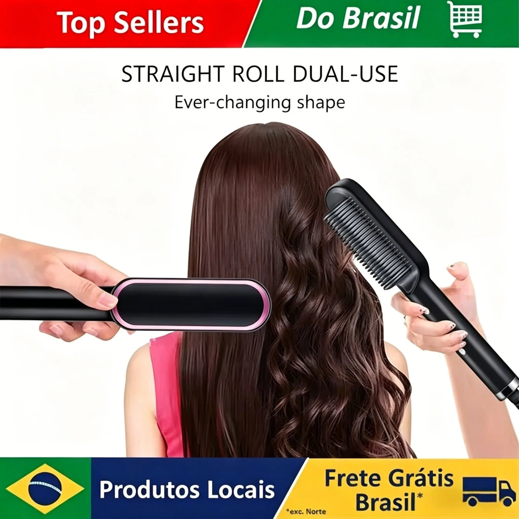Hair Straightener Professional Quick Heated Electric Hot Comb Hair Straightener Personal Care Multifunctional Hairstyle Brush