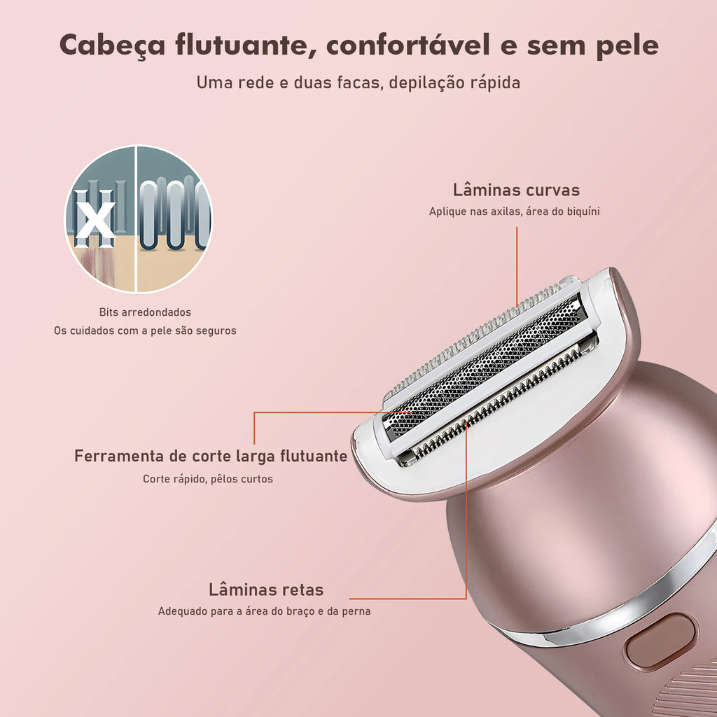 Depilador Elétrico Feminino， Depilador， Depilador Elétrico， Maquina De Cortar Cabelo， Depilador Feminino， Biquini， Coibeu