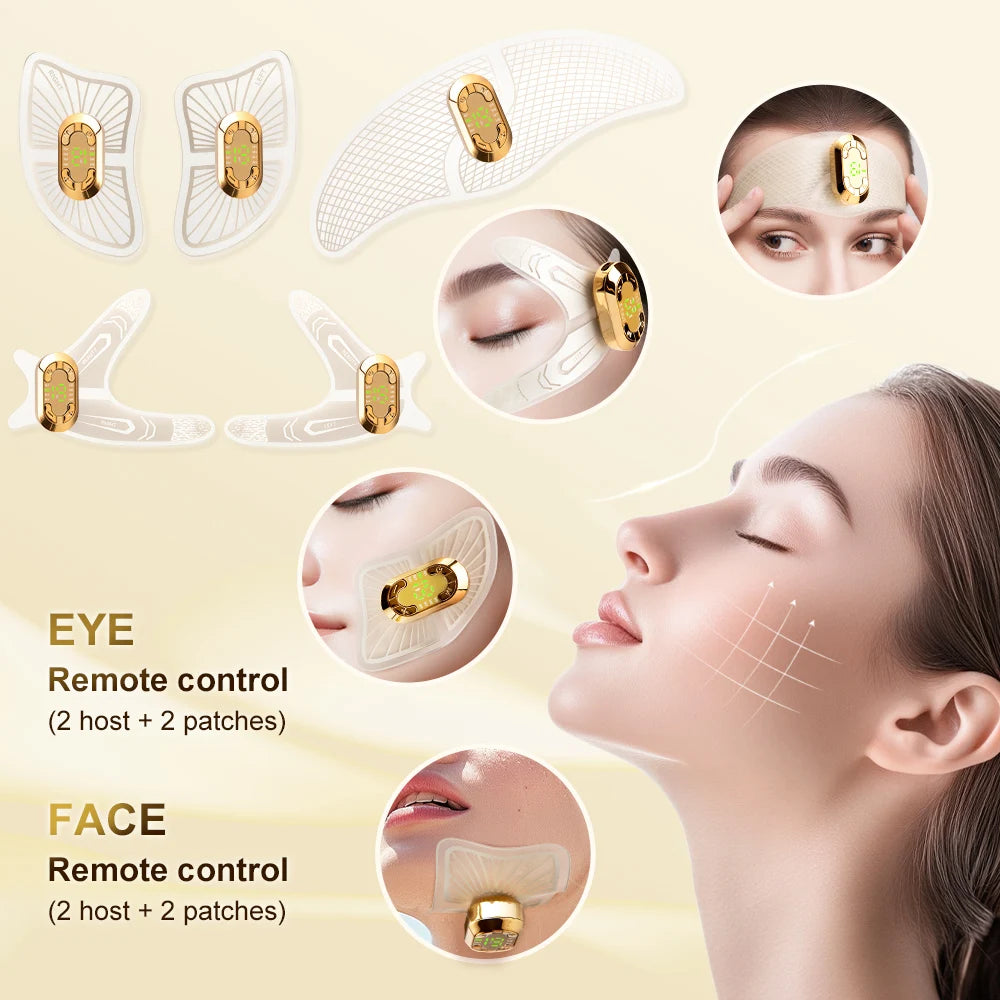 Face Lifting Massager V Face Facial Machine Anti Wrinkle EMS Firming Facial Massage Neck Eye Face Lift Device Beauty Skin Care
