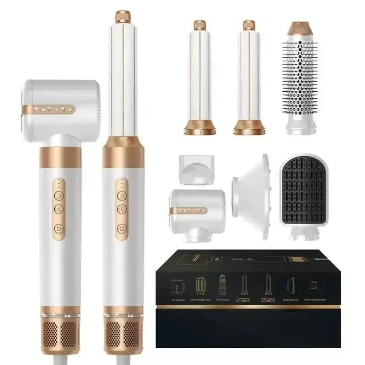 Modelador de Cabelo Profissional 7 em 1 Ionic Pro – Secador, Escova e Finalizador Multifuncional