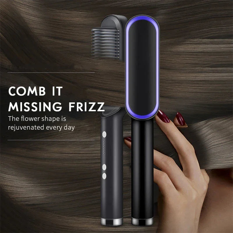 Hair Straightener Professional Quick Heated Electric Hot Comb Hair Straightener Personal Care Multifunctional Hairstyle Brush