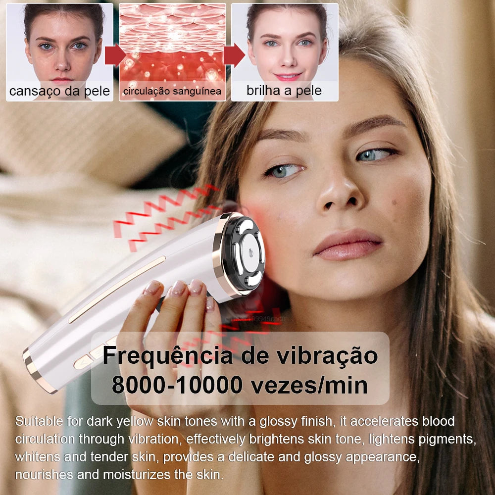 Hifu Face Lifting Machine EMS Facial Microcurrent Face Massager Skin Rejuvenation Anti-Aging Skin Tightening Mini Hifu Machine