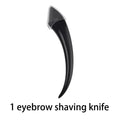 1/2Pcs for Women Eyebrow Scissors with Comb Brow Trimmer Scraper Eyebrow Trimming Knife Eyebrow Face Razor Facial Kit For