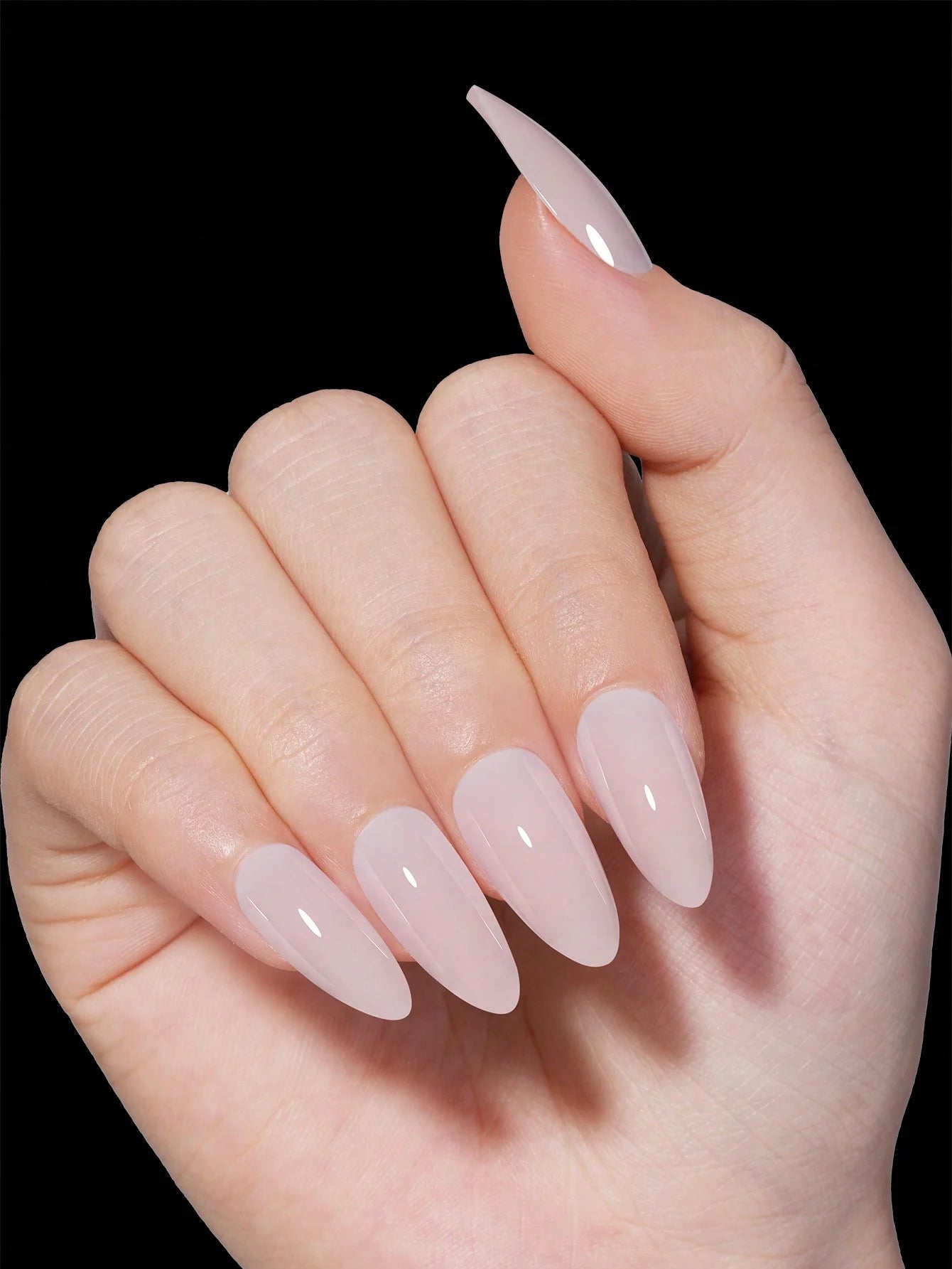 Kit Unhas Postiças Premium Almond Nails – 140 Tips Curtas em 5 Cores e 14 Tamanhos