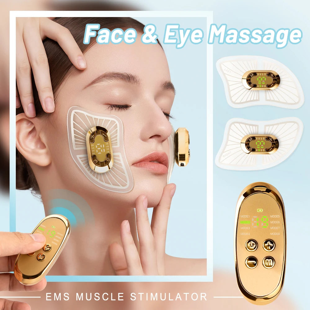 Face Lifting Massager V Face Facial Machine Anti Wrinkle EMS Firming Facial Massage Neck Eye Face Lift Device Beauty Skin Care