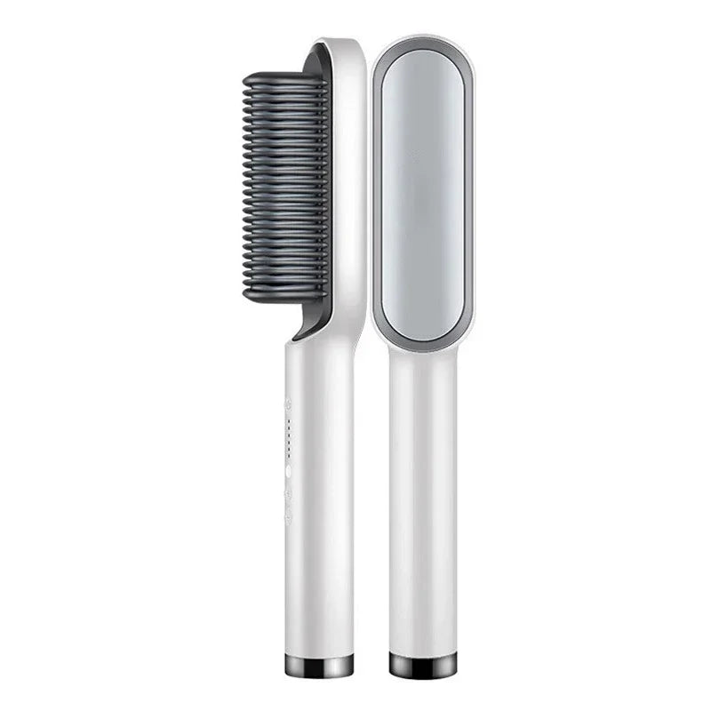 Escova Alisadora Térmica Profissional ThermoSmooth Pro – Cerâmica Turmalina com 5 Temperaturas