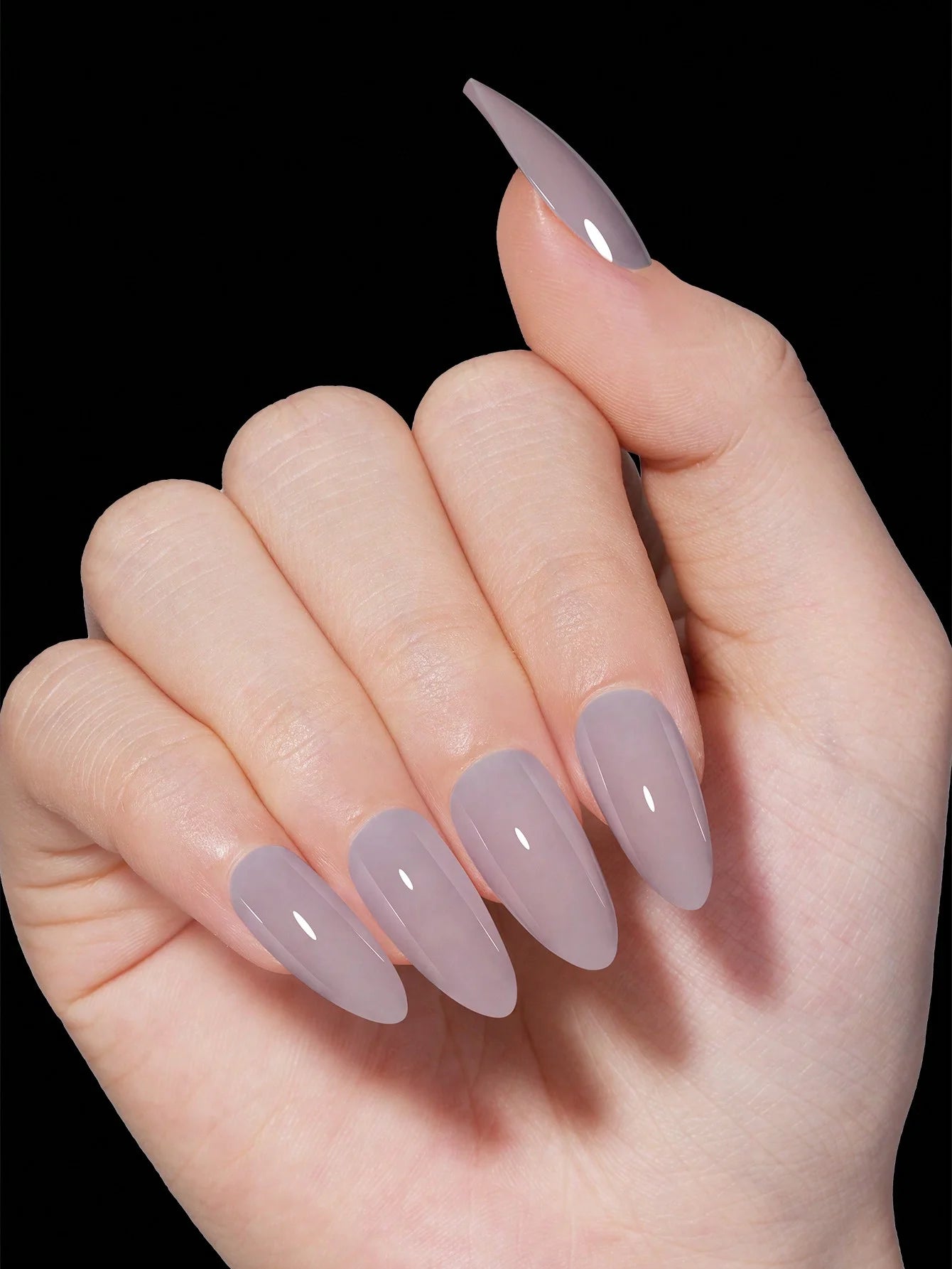 Kit Unhas Postiças Premium Almond Nails – 140 Tips Curtas em 5 Cores e 14 Tamanhos
