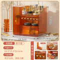 Large Cosmetic Storage Box Light Luxury Desktop Capacity Dustproof Storage Rack Household Vanity Lipstick Cosmetics Storage Box