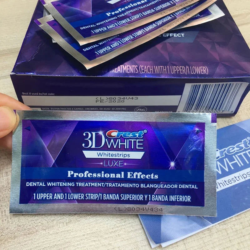3D White Strips Crest Whitestrips Original Professional Effects Teeth Whitening Strips Tooth Bleaching Whitening Factor