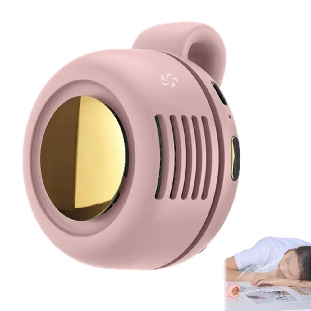 Mini Ventilador Portátil AirCool Pro Clip – Sem Hélices Expostas, Recarregável USB e 3 Velocidades