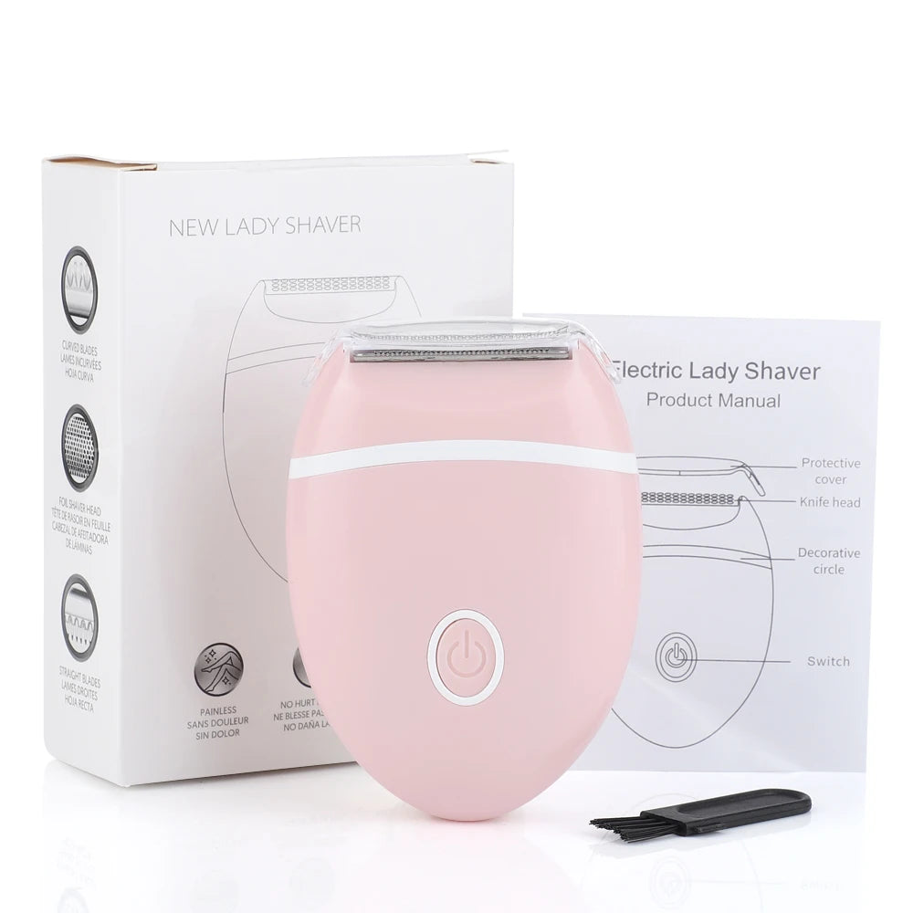 Women Electric Epilator 3 In 1 Electric Shaver Bikini Underarm Leg Face Hair Removal Trimmer Body Depilador Safe Shaving Machine