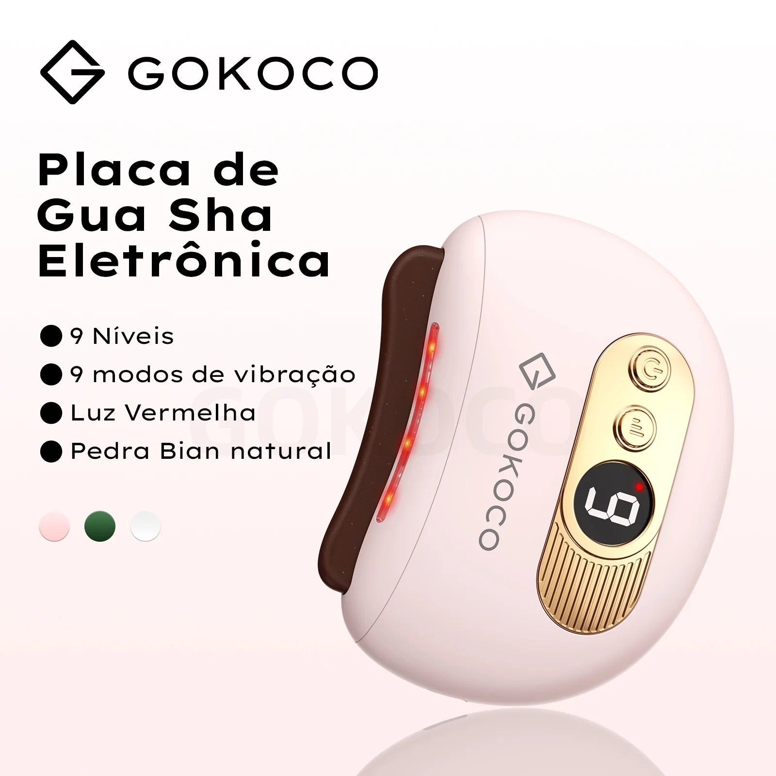 Facial and Body Massager Electric Gua Sha Tool LCD Display Microcurrent Scraping Massage Skin Tighten Device for Full Body Care