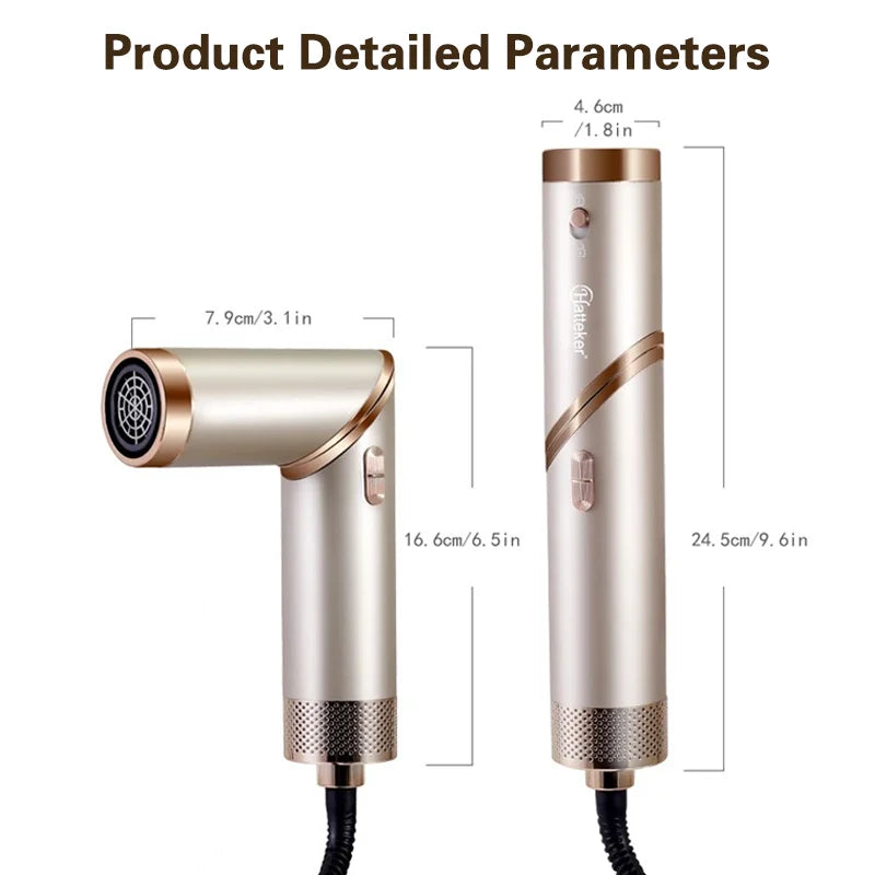 5 in 1 Handle Foldable Hair Dryer Portable Multifunctional Home Hair Dryer Negative Ion Hair Care Curling Iron Personal Styling