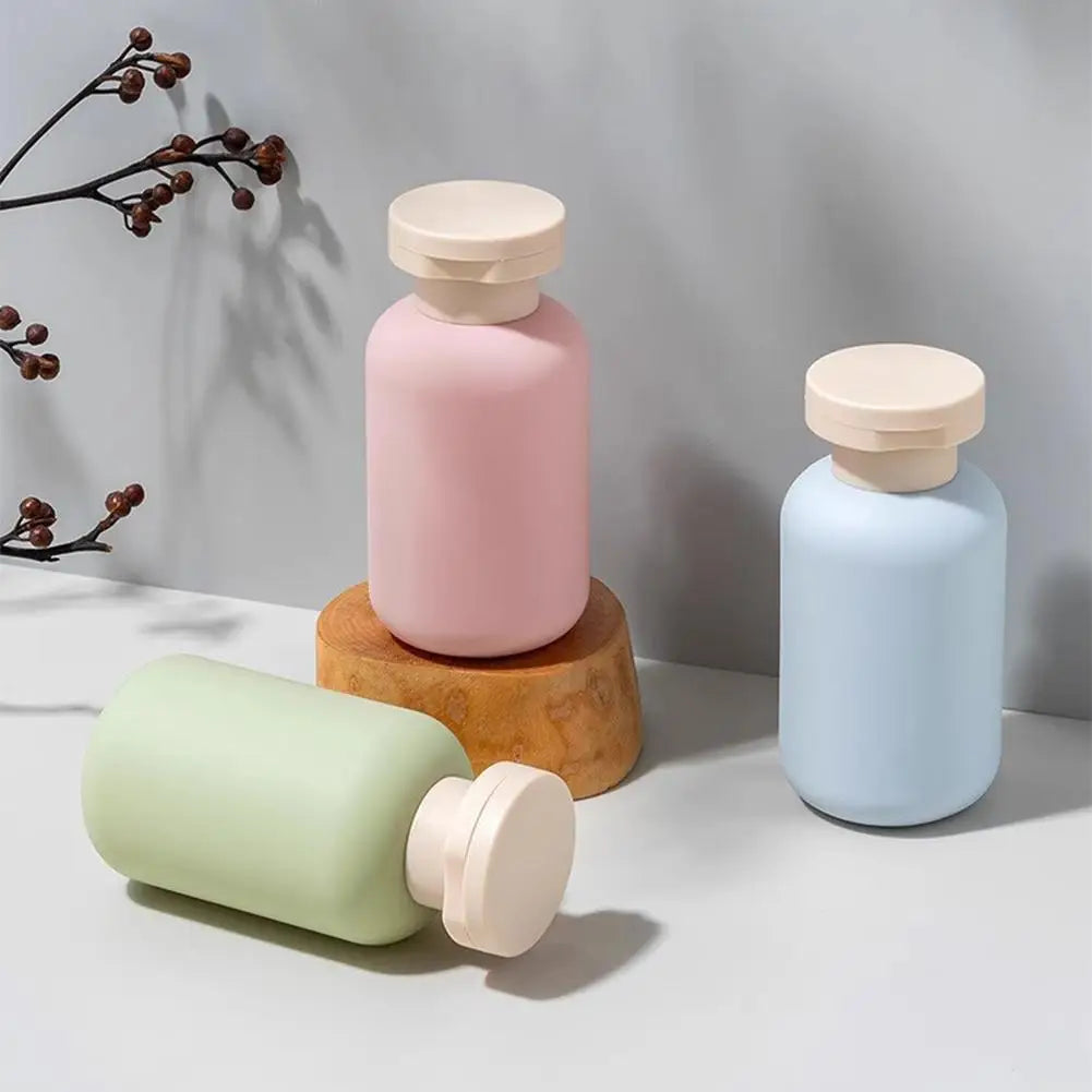 3pcs 100ML Silicone Travel Press Pump Dispenser Bottles Accessories Portable ABS  Leak-Proof Empty Container for Shampoo/Lotion