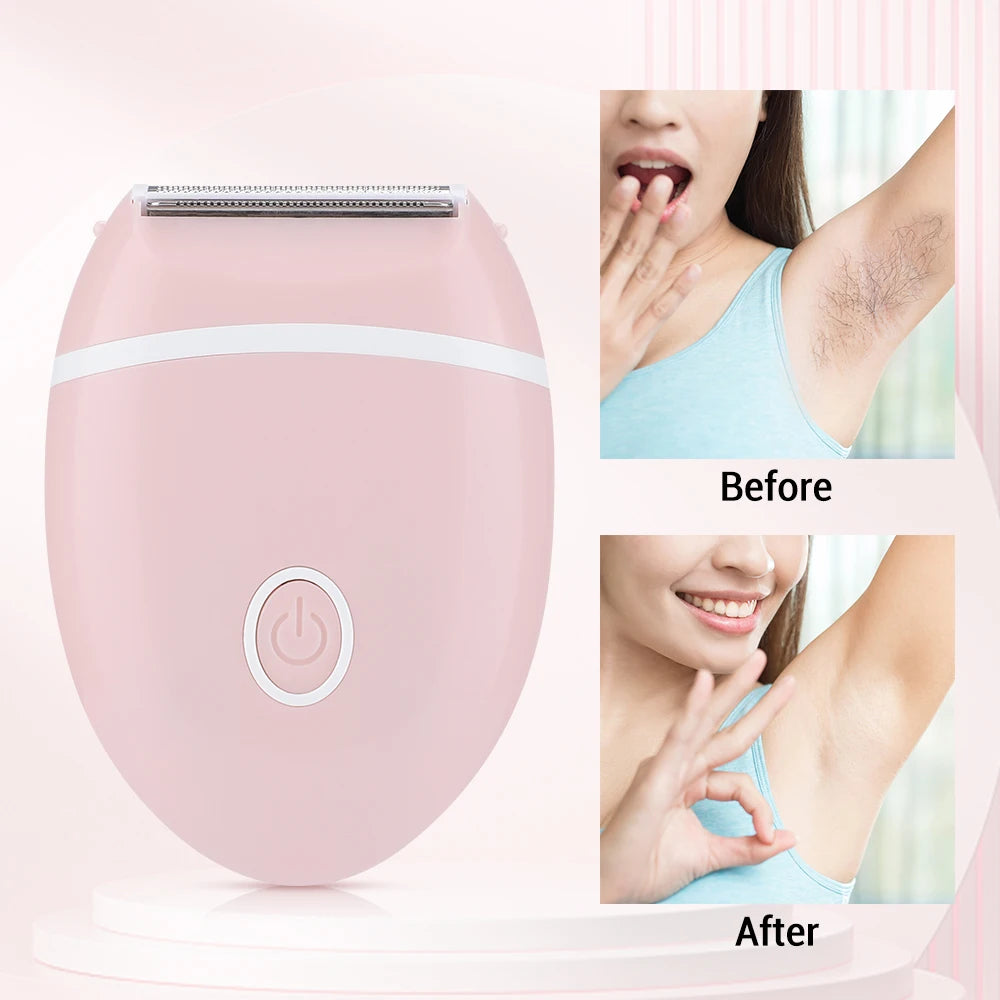 Women Electric Epilator 3 In 1 Electric Shaver Bikini Underarm Leg Face Hair Removal Trimmer Body Depilador Safe Shaving Machine